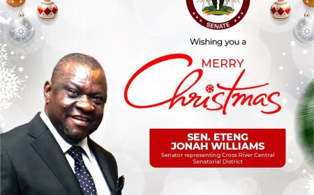 Christmas Message: Senator Eteng  Extends Greetings, Promises Yuletide Support to Constituents