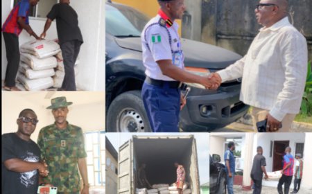 Cross River NDDC Rep Distributes Food Items to Key Institutions in The State