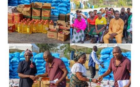 Yuletide: Rep Igariwey, NEMA Distribute Relief Materials to Flood Victims in AFIKPO North Communities