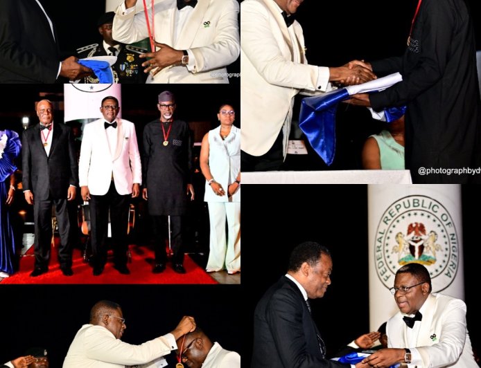 Gov Otu Honours Predecessors, Lights Up Christmas Tree to Usher in Yuletide Season