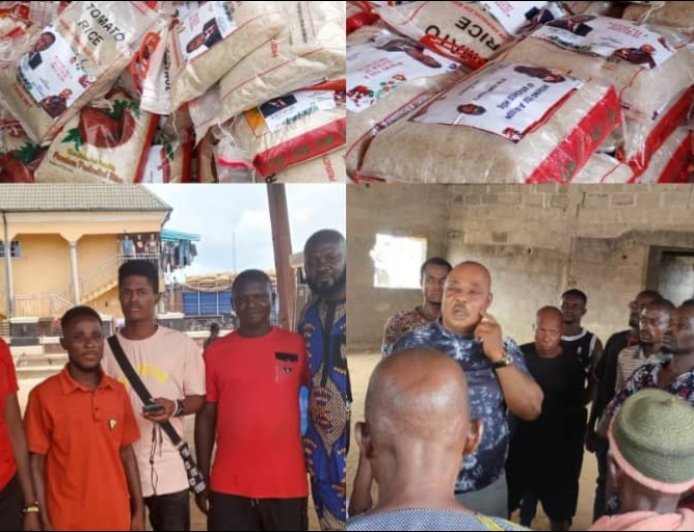 OBUBRA: Ebokpo Donates 200 Bags of Rice To Victims of Ochon, Alesi Communal Clash