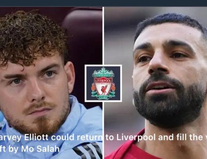 Harvey Elliott Set to Replace Mo Salah at Liverpool as Aston Villa Hunt Replacement