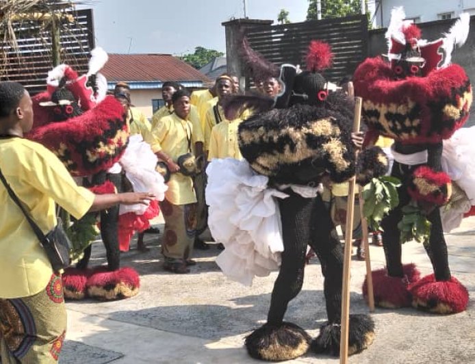 PICTORIALS FROM MINI EKPE MASQUERADE SHOW HOSTED BY MESSERS JOHN ESUA AND SIR ARTHUR JARVIS