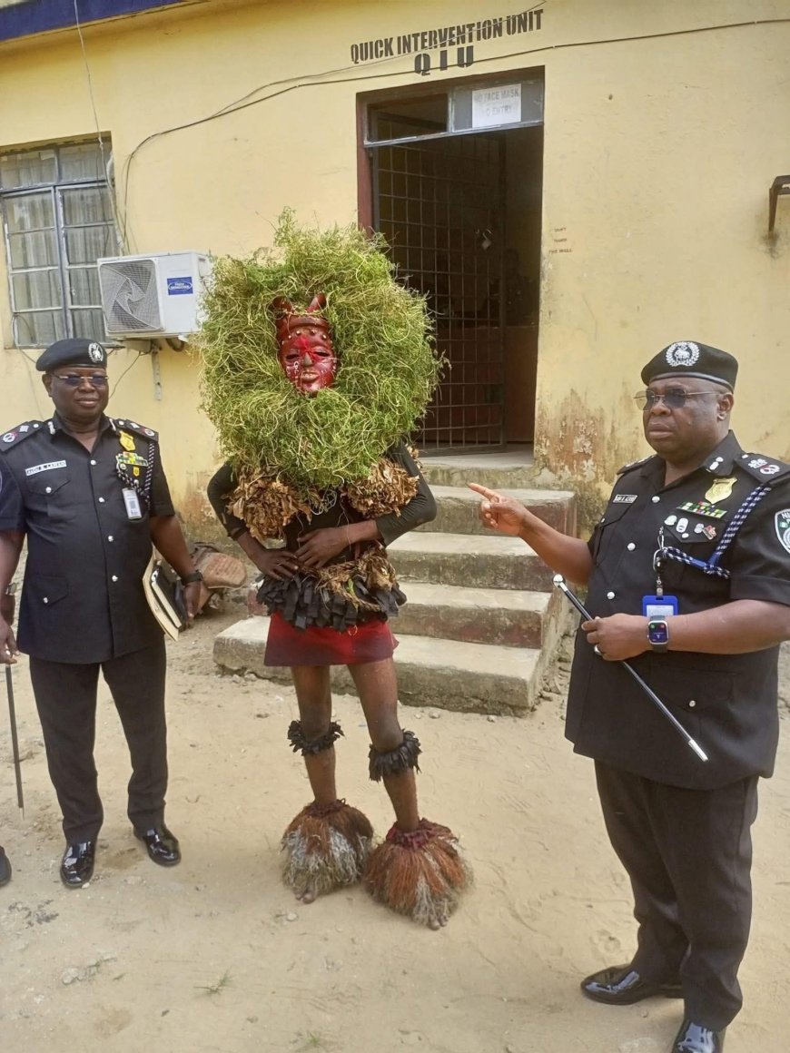 Akwa Ibom: Police Crack Down on Ekpo Masquerade After Ban by Govt