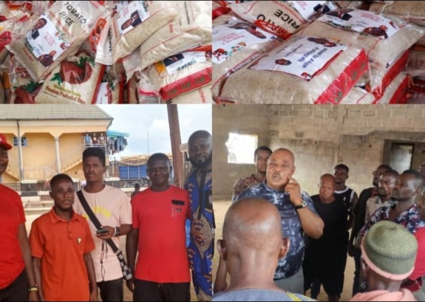 OBUBRA: Ebokpo Donates 200 Bags of Rice To Victims of Ochon, Alesi Communal Clash