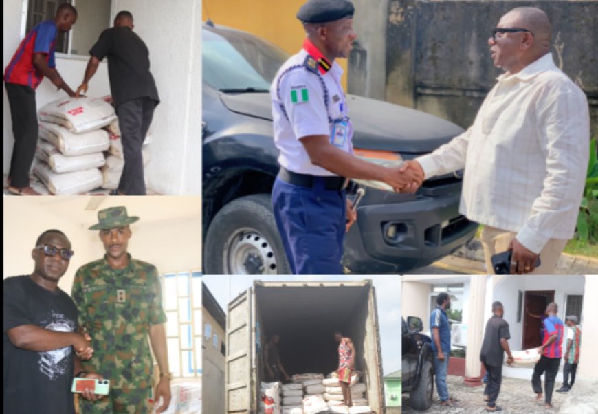 Cross River NDDC Rep Distributes Food Items to Key Institutions in The State