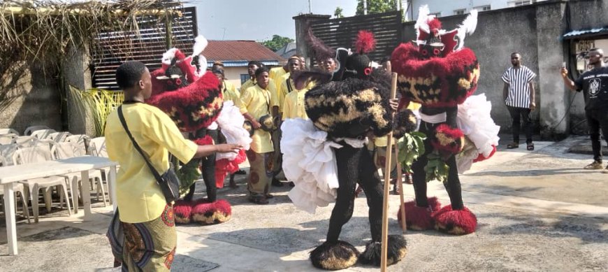 PICTORIALS FROM MINI EKPE MASQUERADE SHOW HOSTED BY MESSERS JOHN ESUA AND SIR ARTHUR JARVIS