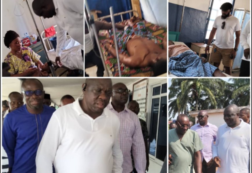 Sen Eteng Celebrates Christmas With Patients at Eja Memorial Hospital In Abi, Clears Hospital Bill