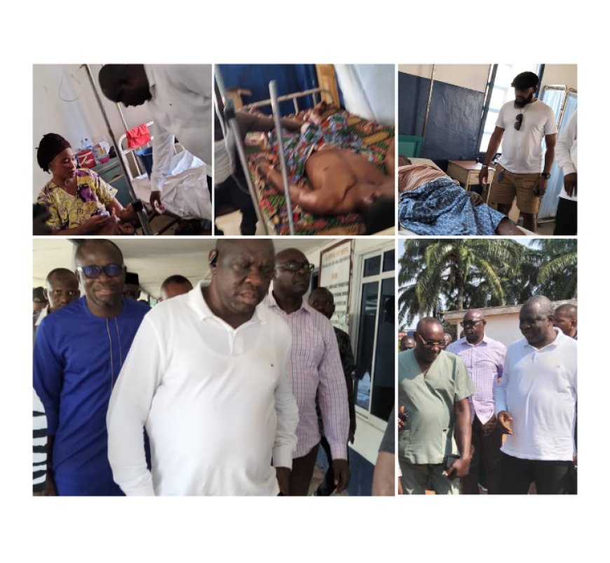 Christmas Relief as Senator Eteng Clears Hospital Bills  Of Patients in Abi, Obubra