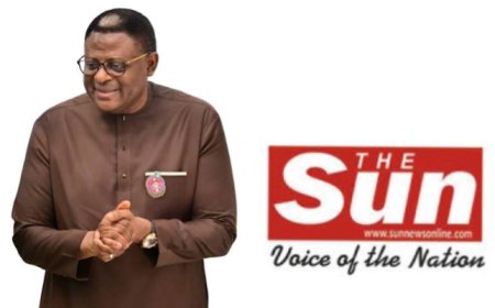 Gov. Otu Emerges The Sun Governor of the Year,  Promises More People-oriented projects