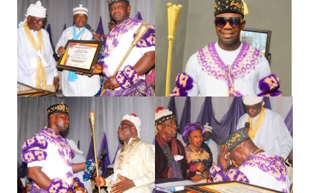 DELVAN President Applauds Okoyong Traditional Council Over Chieftaincy Honour