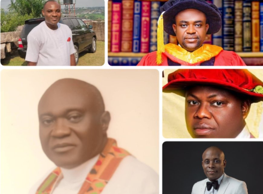 UNICAL VC Appoints Prof. Iyorza, Ekpe, Okon, Ngwu, Mensah, Ogri As Pioneer Departmental Heads in Faculty of Communication and Media Studies