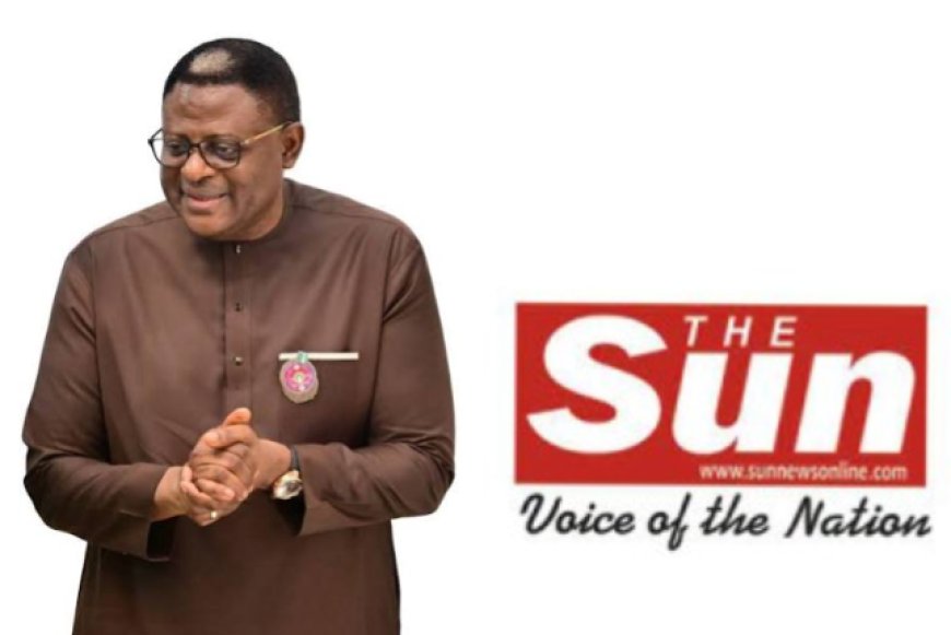 Gov. Otu Emerges The Sun Governor of the Year,  Promises More People-oriented projects