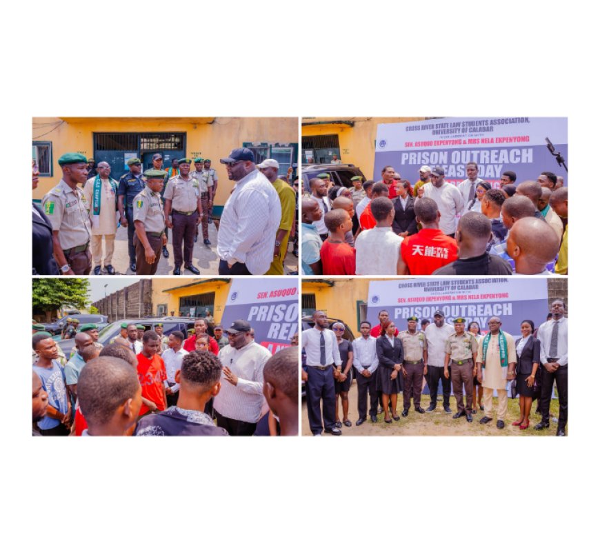 Senator Asuquo Ekpenyong’s Prison Outreach Frees Over 15 Inmates in Cross River