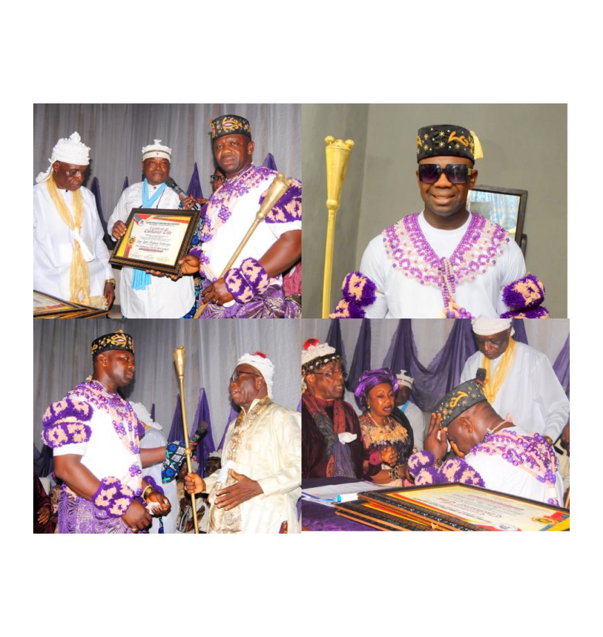 DELVAN President Applauds Okoyong Traditional Council Over Chieftaincy Honour