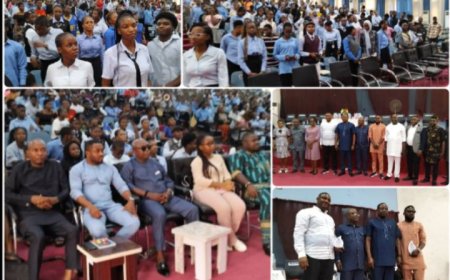 UNICAL: NEW FACULTY OF COMM/MEDIA STUDIES HOLDS ORIENTATION FOR NEW STUDENTS