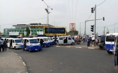 Mini Bus Drivers Protest Multiple Taxation in Calabar