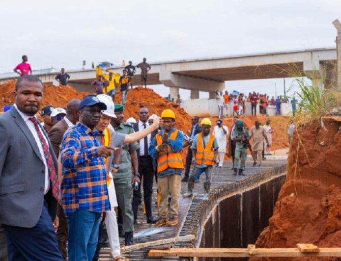Okpebholo Expresses Satisfaction With Progress on Ikpoba Hill Flyover, Erosion Control Works