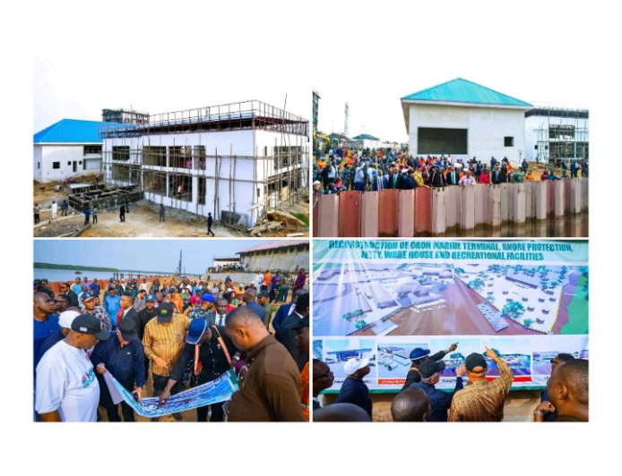 GOV. ENO COMMENDS JMK COMPANY LTD ON QUALITY JOB DELIVERY AT JETTY TERMINAL AND SHORE PROTECTION PROJECT IN ORON