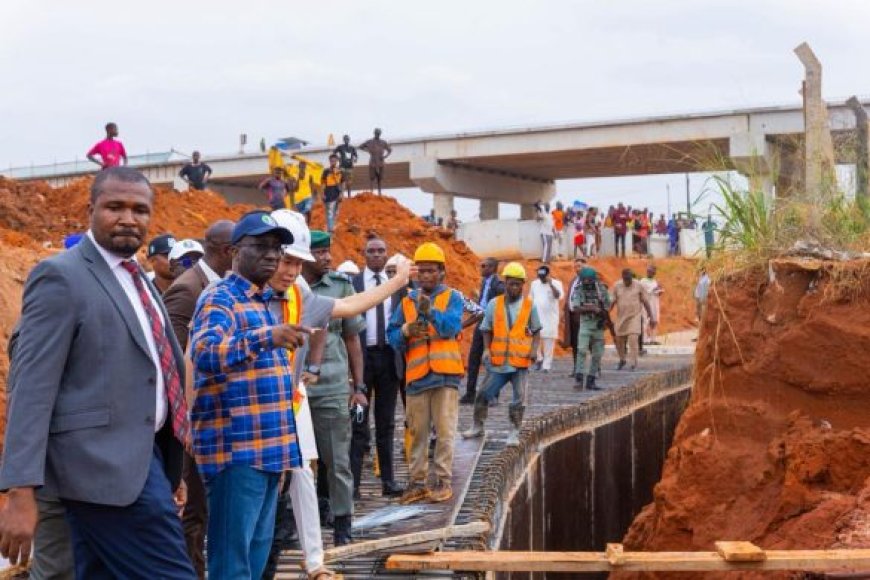 Okpebholo Expresses Satisfaction With Progress on Ikpoba Hill Flyover, Erosion Control Works