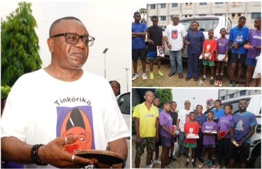 Canaan Table Tennis Club Chairman Supports Cross River Table Tennis Team With Items Worth Over N3 Million Ahead of Niger Delta Games