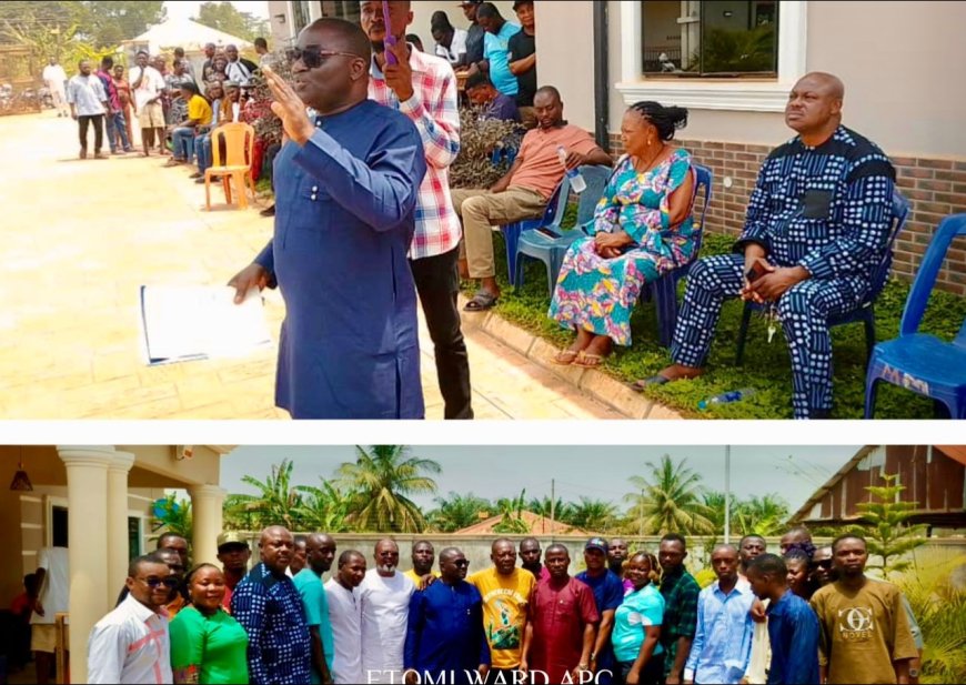 Grassroots Confidence Soars as Barr. Gilbert Agbor Leads APC to Seamless Ward Congress