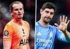 Courtois Sends Supportive Message to Spurs Goalkeeper Kinsky