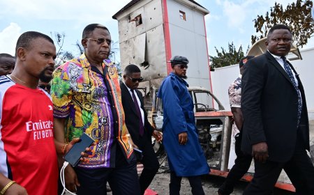Gas Explosion: Otu Visits Scene, Orders Free Treatment for Victims