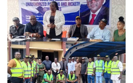 C’River Inaugurates Taskforce Against Illegal Parking, Rickety Structures in Odukpani