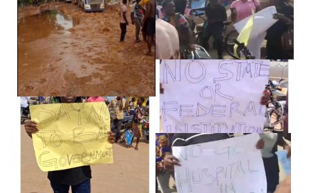 Protest Erupts in Bekwarra Over Poor Amenities