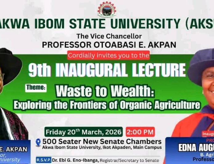 Prof. Edna Akpan to deliver 9th Inaugural Lecture of AKSU, To Focus on Global Food Crisis
