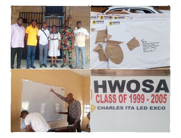 HOWAD '99 Set Donate Whiteboards to Alma Mater in Calabar