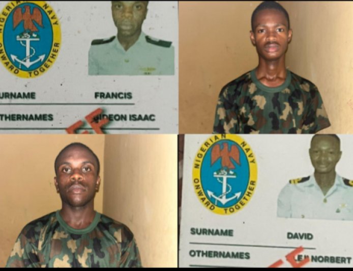 Navy arrests two military impersonators in Calabar