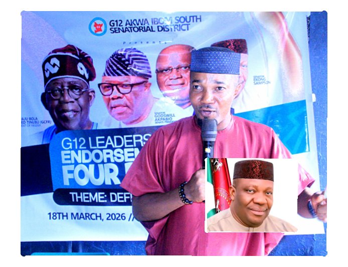 G12 Akwa Ibom South  Endorses Tinubu, Akpabio, Gov. Eno, Ekong Sampson for Second Term