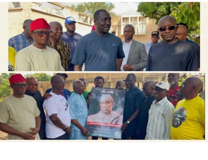 Jarigbe Visits Burnt Ogoja High Court, Pledges N10m For Construction of Bar Centre