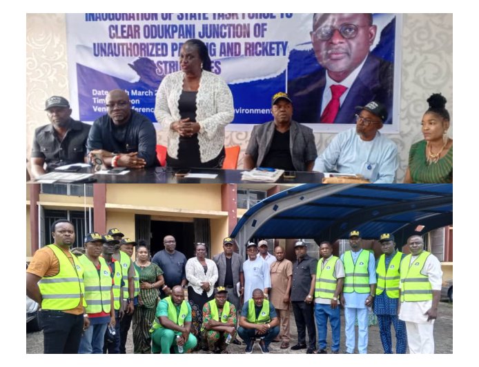 C’River Inaugurates Taskforce Against Illegal Parking, Rickety Structures in Odukpani