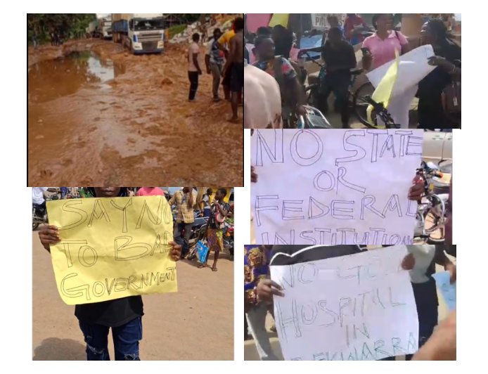 Protest Erupts in Bekwarra Over Poor Amenities