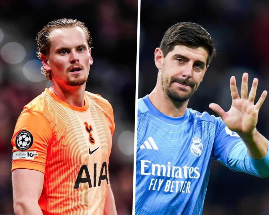 Courtois Sends Supportive Message to Spurs Goalkeeper Kinsky