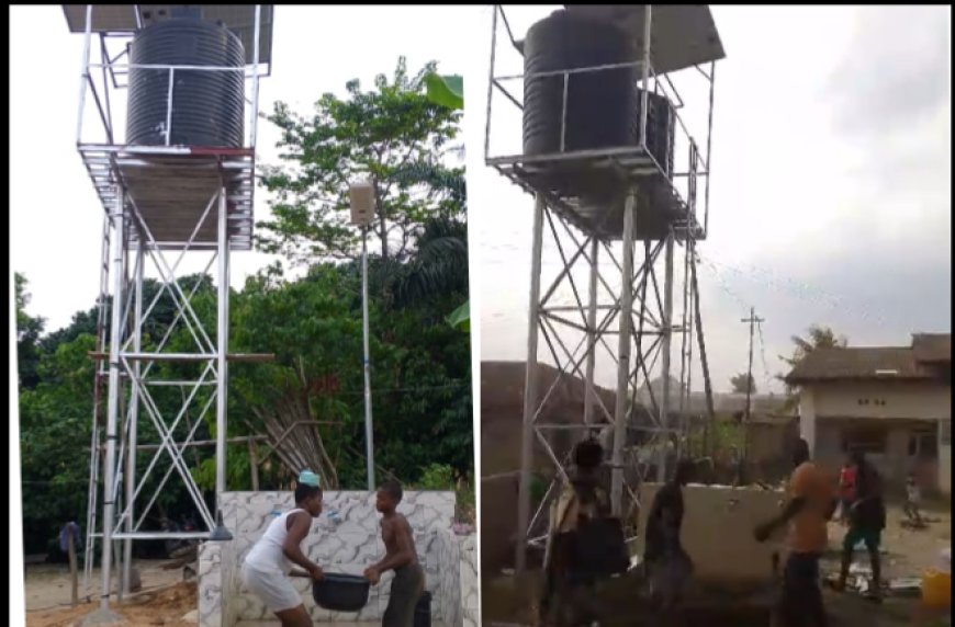 Lawmaker Delivers Two Solar Powered Boreholes in Ikom Communities
