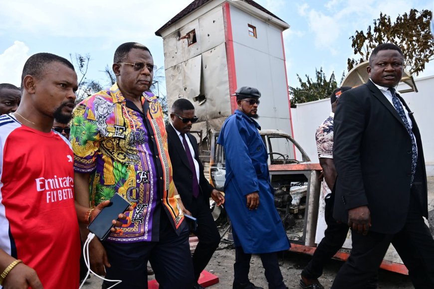 Gas Explosion: Otu Visits Scene, Orders Free Treatment for Victims