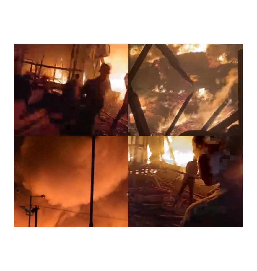 Fire Ravages Akim Timber Market in Calabar, Traders Suffer Heavy Losses