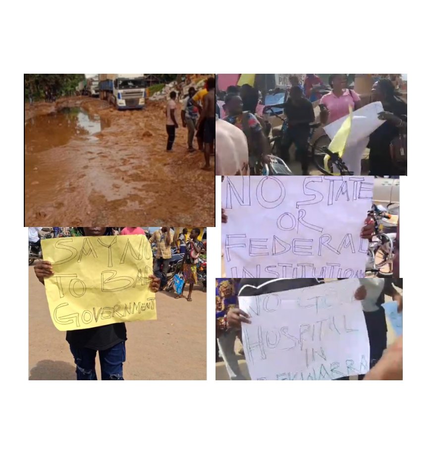 Protest Erupts in Bekwarra Over Poor Amenities