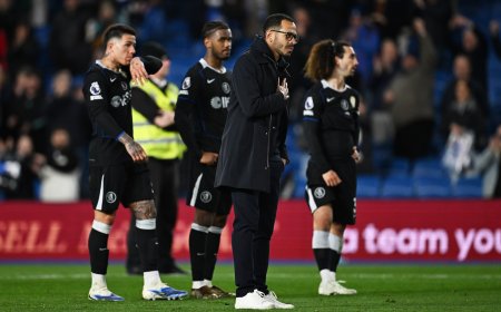 SPORTS: Chelsea Coach Blasts Players After Loss to Brighton