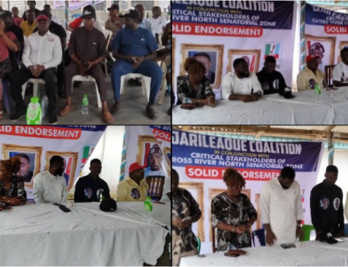 C’River: JARILEAGUE Coalition, Stakeholders Endorse Tinubu, Otu, Jarigbe for 2027