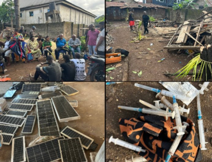 Ikom Youths Dismantle Drug Den