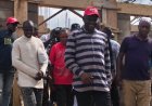 PHOTO NEWS: MAMMOTH CROWD WELCOME SEN ETENG JONES WILLIAMS ON ARRIVAL  AT HIS MKPANI COMMUNITY FOR CENTRAL  SENATORIAL DISTRICT PRIMARIES ELECTION