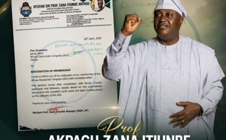 Former UNICAL VC Akpagu Resigns from ADC Over Legal Disputes