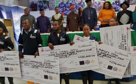 630 Youth Graduate from LIFE-ND Agricultural Training in Cross River, Receive Starter Packs