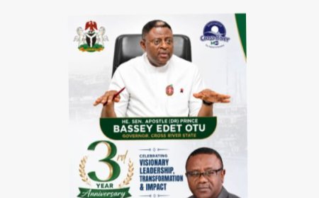 3rd Anniversary: Orok Duke Hails Governor Otu, Says Cross River on Progressive Path