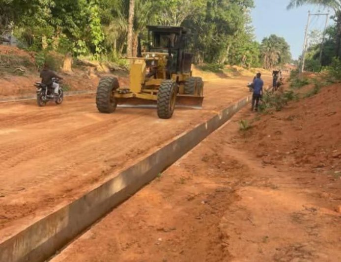 Sen Jarigbe’s Bekwarra Road Project Moves to Stone Base Phase